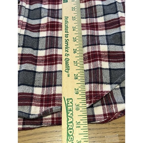 Orvis Mens Size M Heavy Perfect Flannel Button Down Shirt Hiking Outdoor Country - Picture 5 of 16
